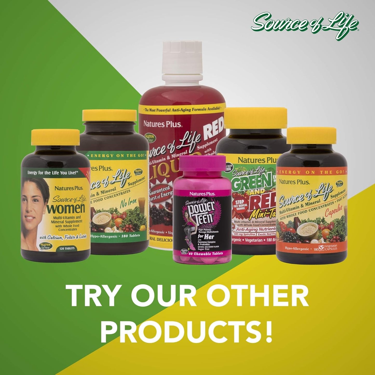 Natures Plus Source of Life Adult Chewable Multivitamin - 90 Vegetarian Wafers - Apple Cinnamon Flavor - Whole Foods Supplement for Health and Energy - Gluten-Free - 45 Servings