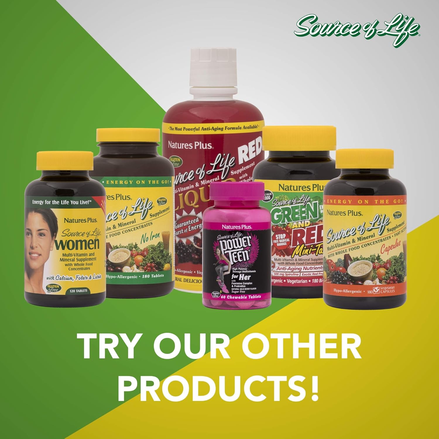 Natures Plus Source of Life Adult Chewable Multivitamin - 90 Vegetarian Wafers - Apple Cinnamon Flavor - Whole Foods Supplement for Health and Energy - Gluten-Free - 45 Servings