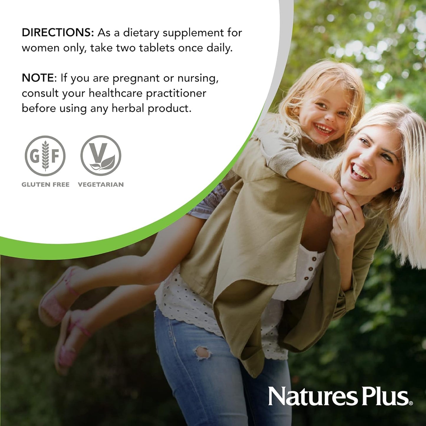 Natures Plus Source of Life Women - 60 Vegetarian Tablets - Whole Food Multivitamin for Health & Energy - Gluten-Free - 30 Servings