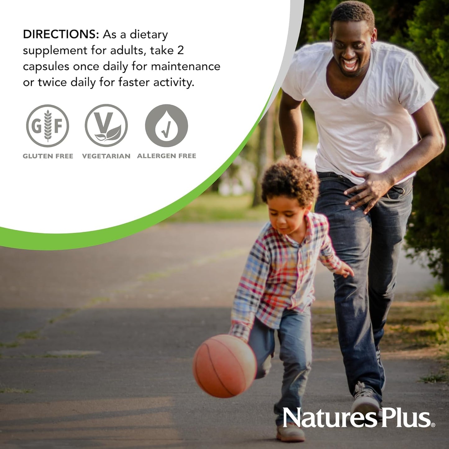 Natures Plus T Male Vegetarian Capsules - Promotes Muscle Gain, Stamina, & Mood - Gluten-Free - 30 Servings