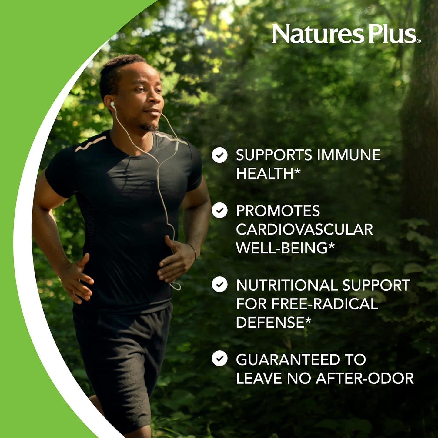 Natures Plus Ultra Garlite 1000mg Sustained Release Vegetarian Tablets - 90 Servings