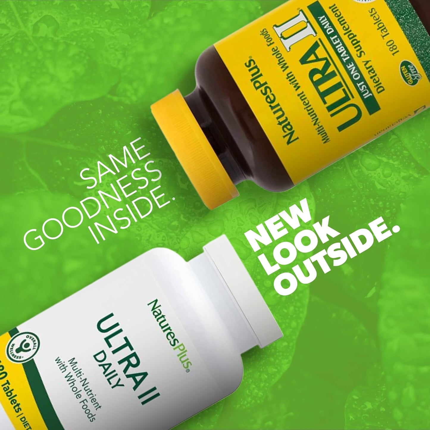 Natures Plus Ultra II Daily - 360 Vegetarian Tablets - Whole Food Vitamin & Mineral Supplement - Pack of 2