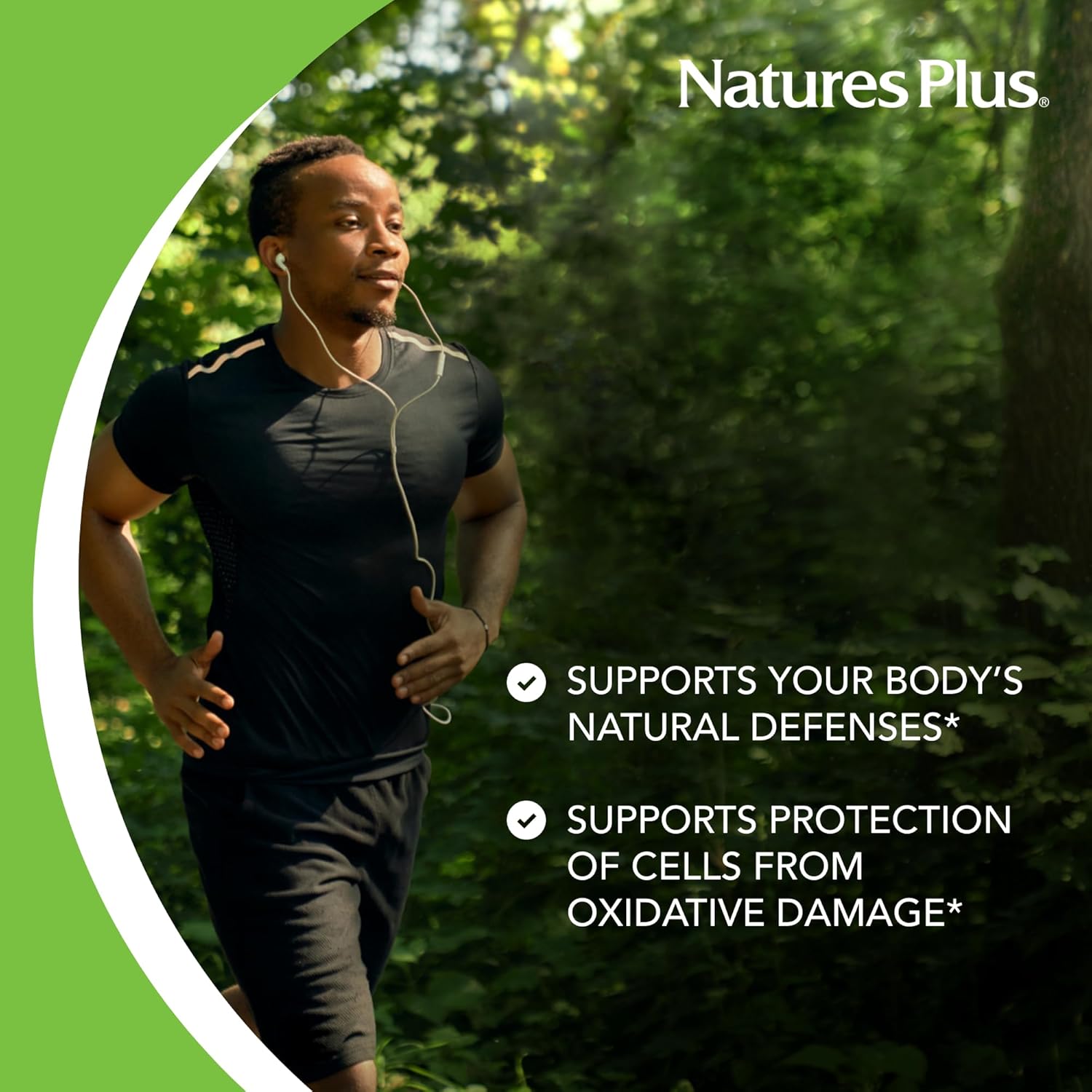 Natures Plus Vitamin E Chewable Tablets - Natural Carob Flavor, Pack of 2 - Free-Radical Defense & Well-Being - Vegetarian & Gluten Free - 180 Servings