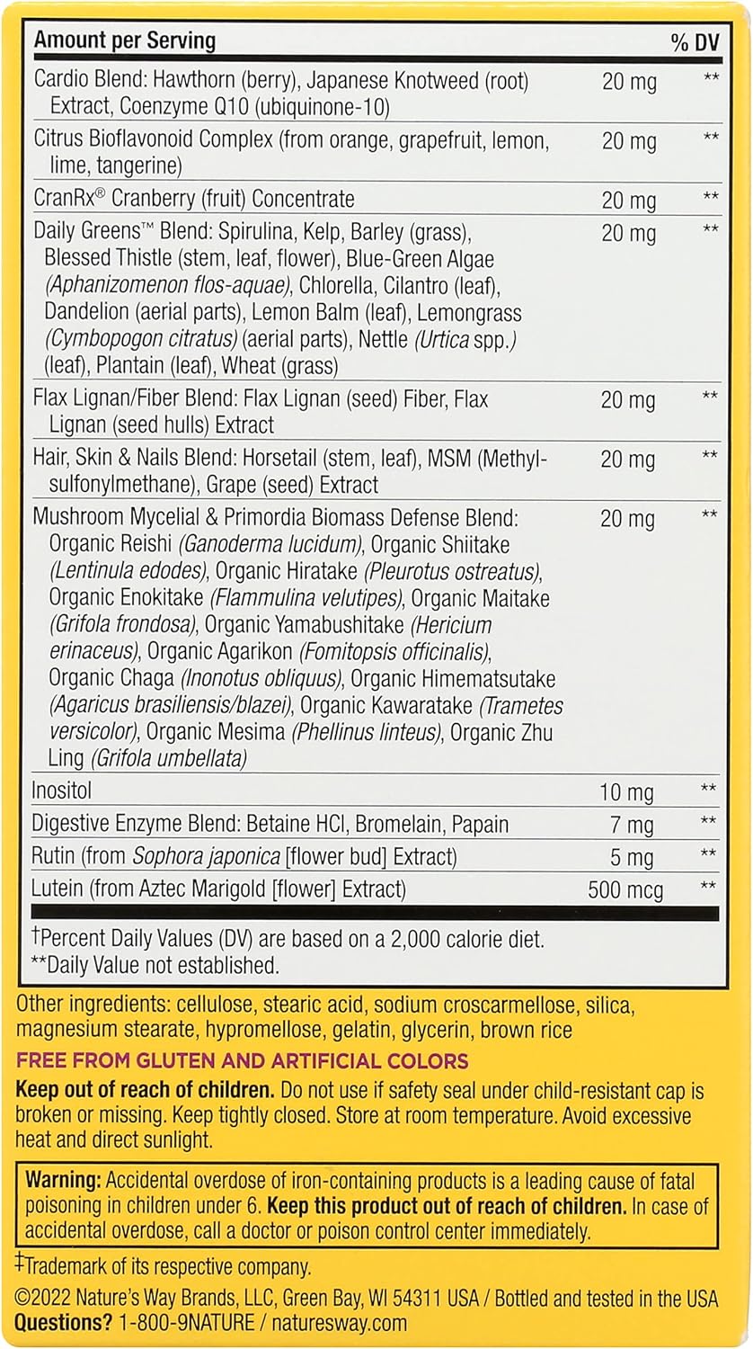 Natures Way Alive Women Ultra Potency Multivitamin - Cruelty Free, Eco-Friendly - 60 Tablets