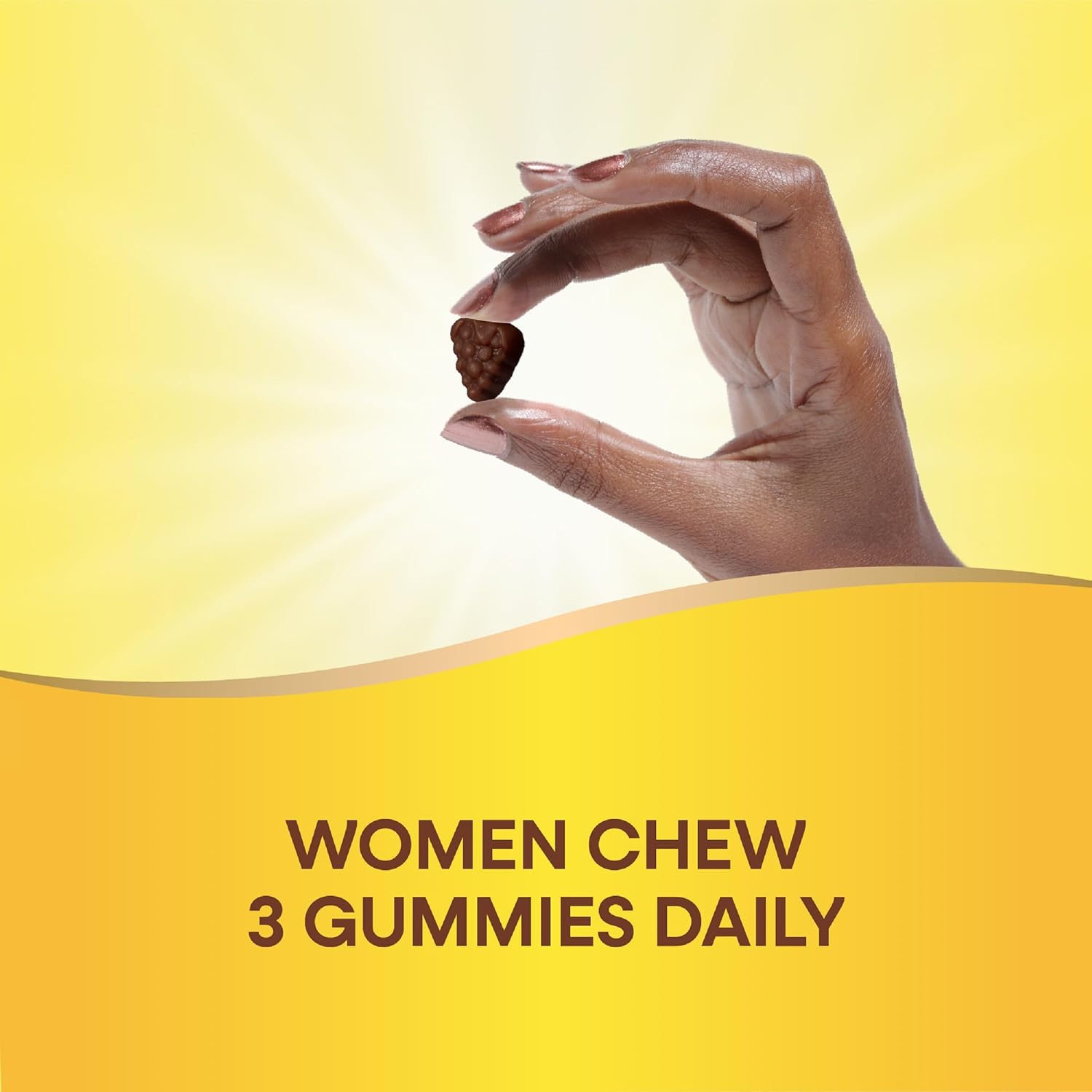 Nature's Way Alive! Women's 50+ Premium Gummy Multivitamin - Supports Heart, Brain, and Bones - B-Vitamins - Gluten-Free - Vegetarian - Grape and Cherry Flavored - 75 Gummies