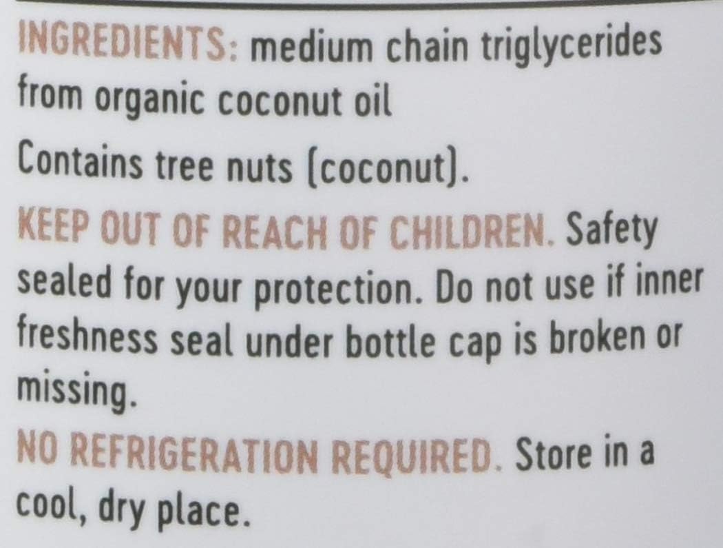 Nature's Way Coconut MCT Oil - Pure Source, No Fillers, 14g MCTs per Serving, 30 fl oz (Pack of 6)