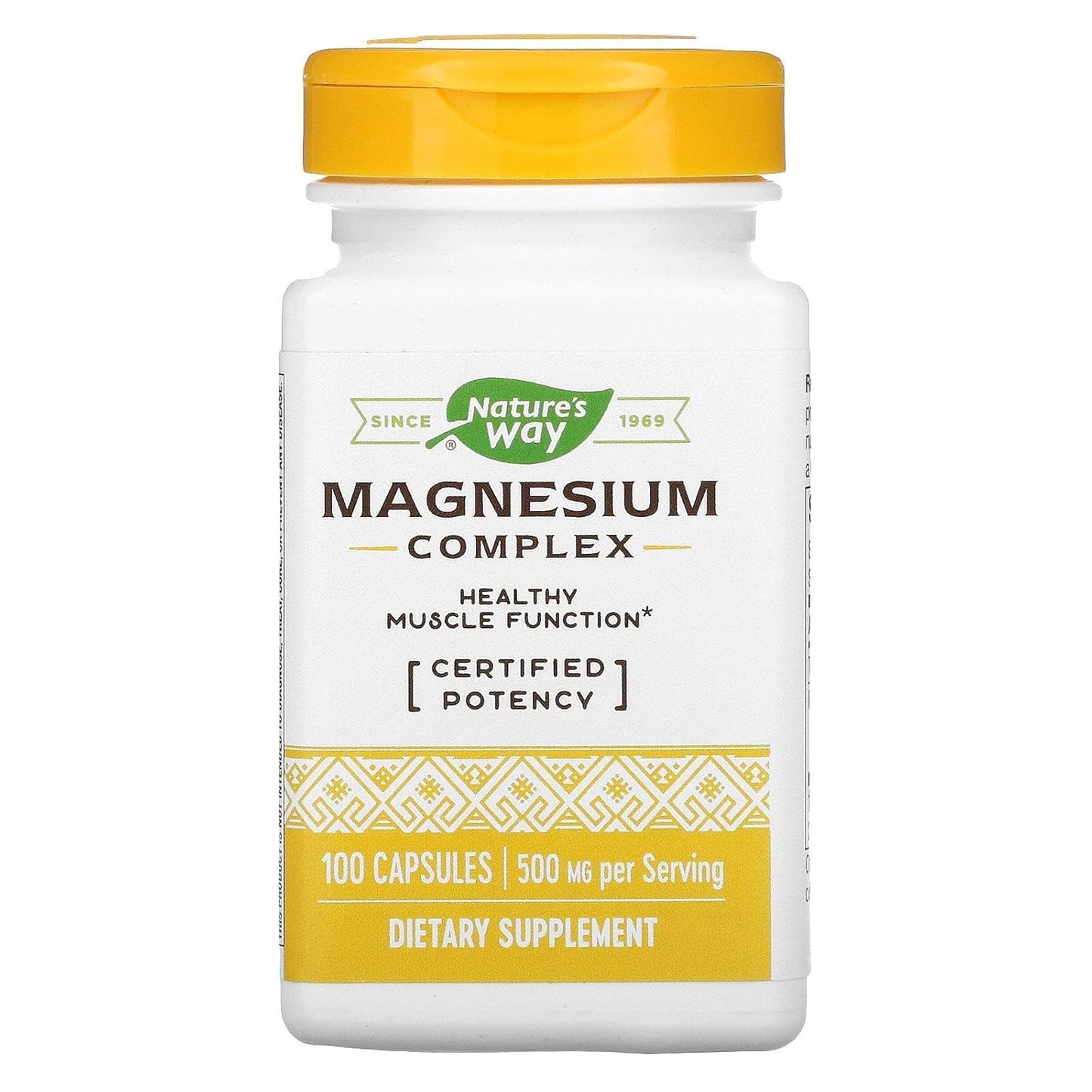 Natures Way Magnesium Complex - 100 Count - Natural Supplement for Health