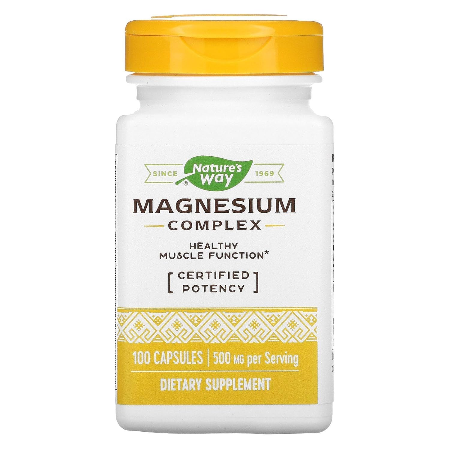 Natures Way Magnesium Complex - 100 Count - Natural Supplement for Health