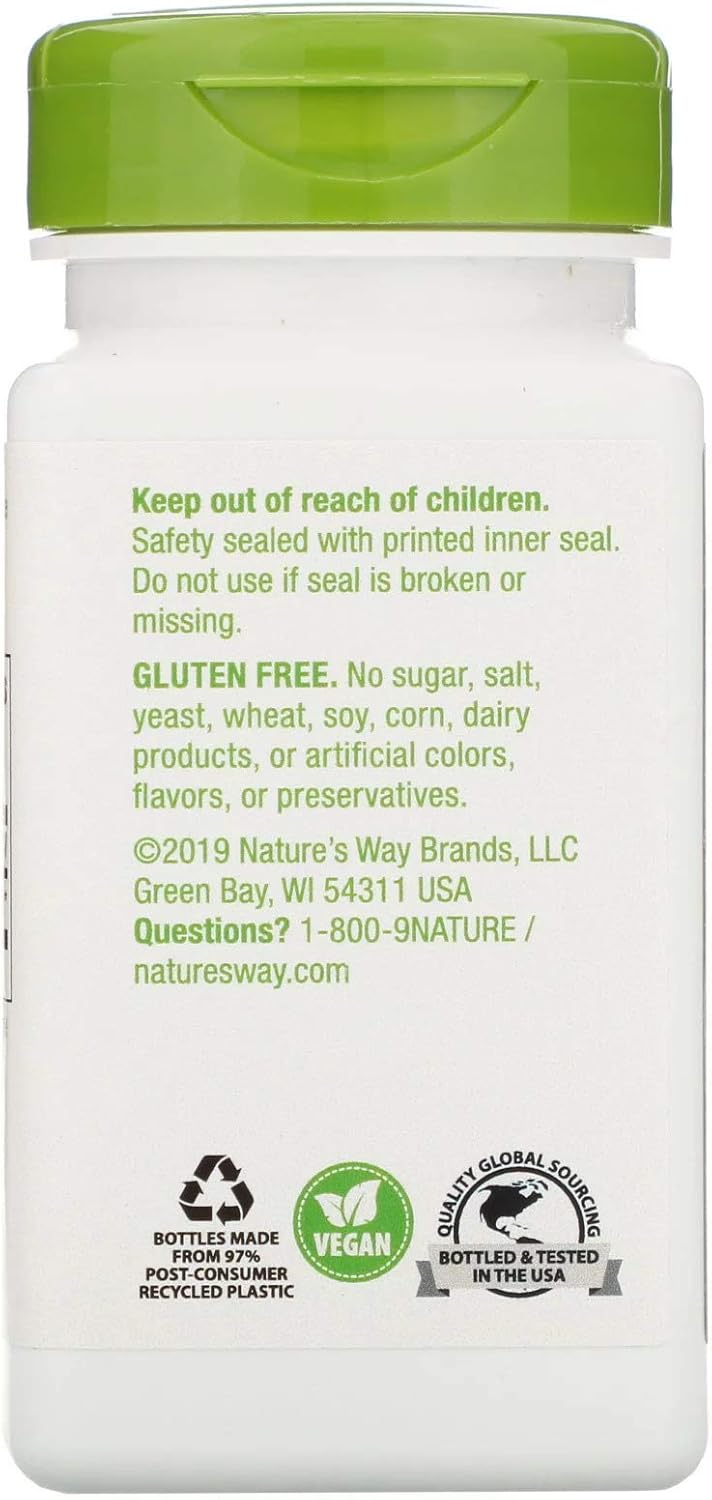 Nature's Way Nettle Herb Capsules - 100 Count - Herbal Supplement for Overall Health and Wellness