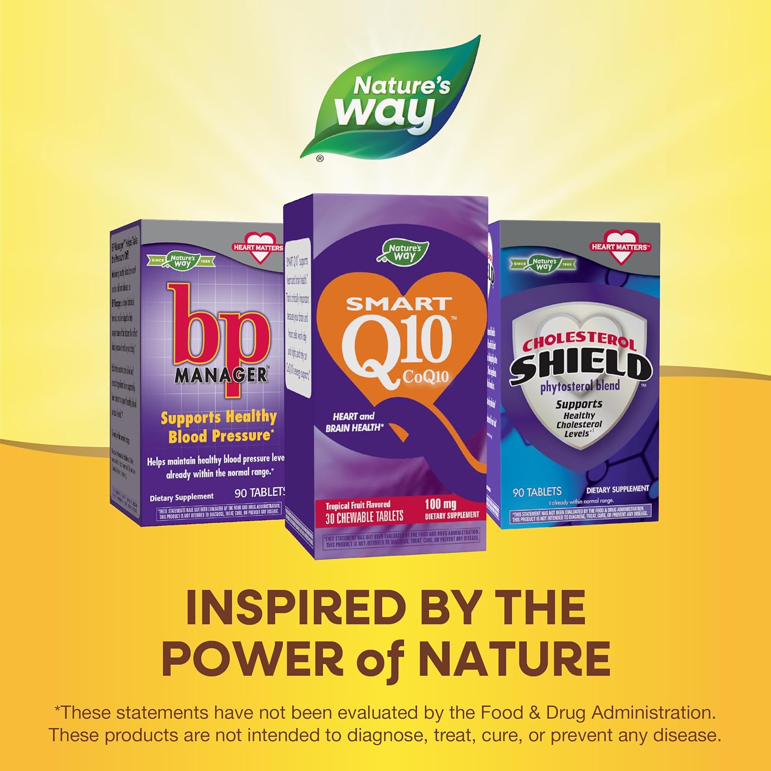 Nature's Way SMART Q10 CoQ10 Chewables - Tropical Fruit Flavor - Heart and Brain Health Support - 30 Count