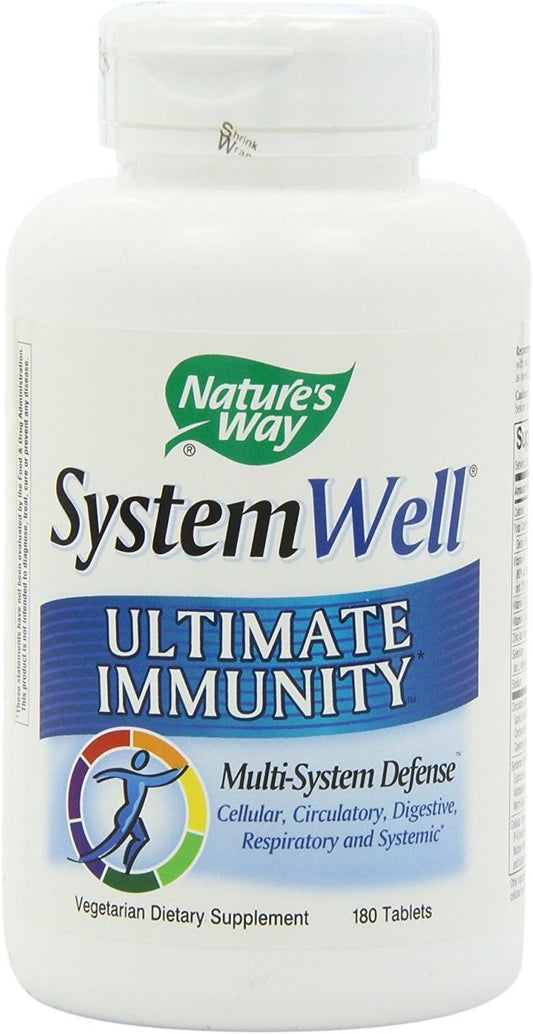 Nature's Way SystemWell Immune Formula Tablets - 180 Count Pack