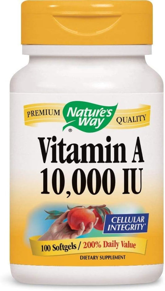 Nature's Way Vitamin A Capsules - 400 Count Total