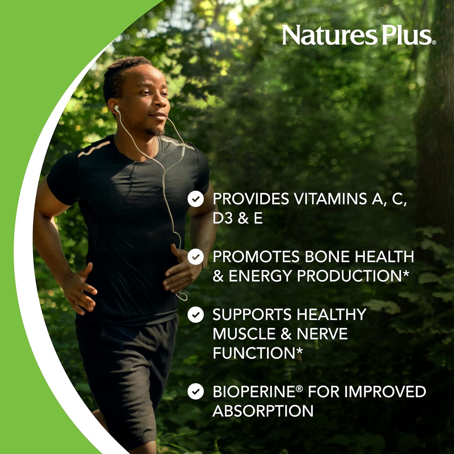 NaturesPlus Activated Coral Calcium Capsules - 345mg, 90 Vegetarian Pills - Bone Health Supplement with Magnesium & Vitamins - Hypoallergenic, Gluten-Free