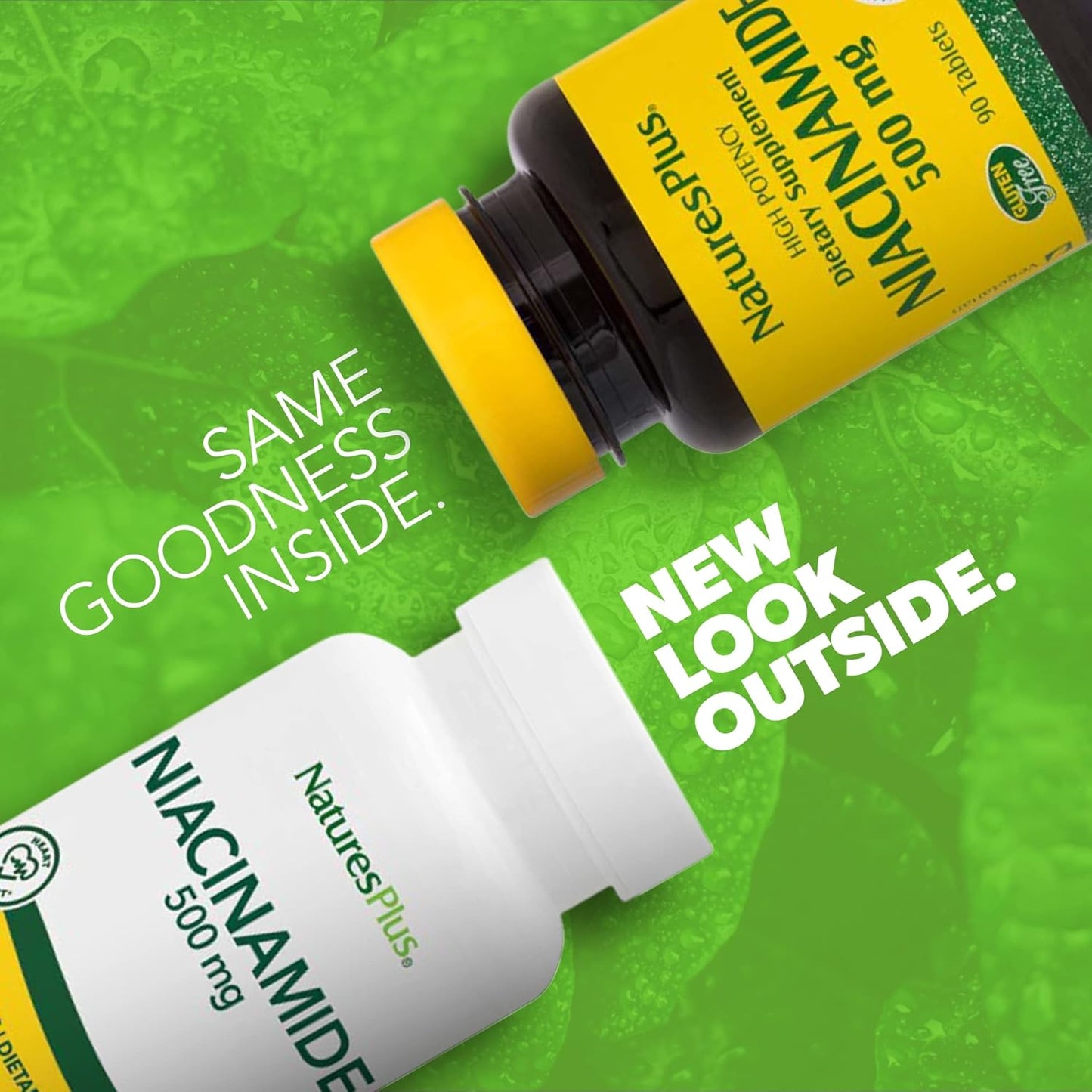 NaturesPlus Niacinamide 500mg Tablets - 90 Count