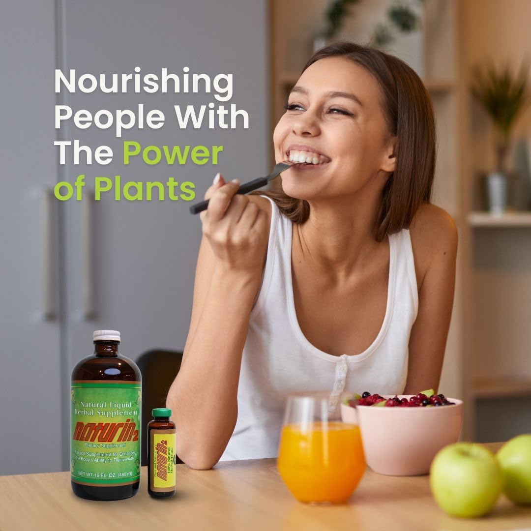 NATURIN2 Herbal Tonic Health Drink for Immune Support & Daily Wellness with Licorice, Astragalus, and More (5 Box, 30 Vials)