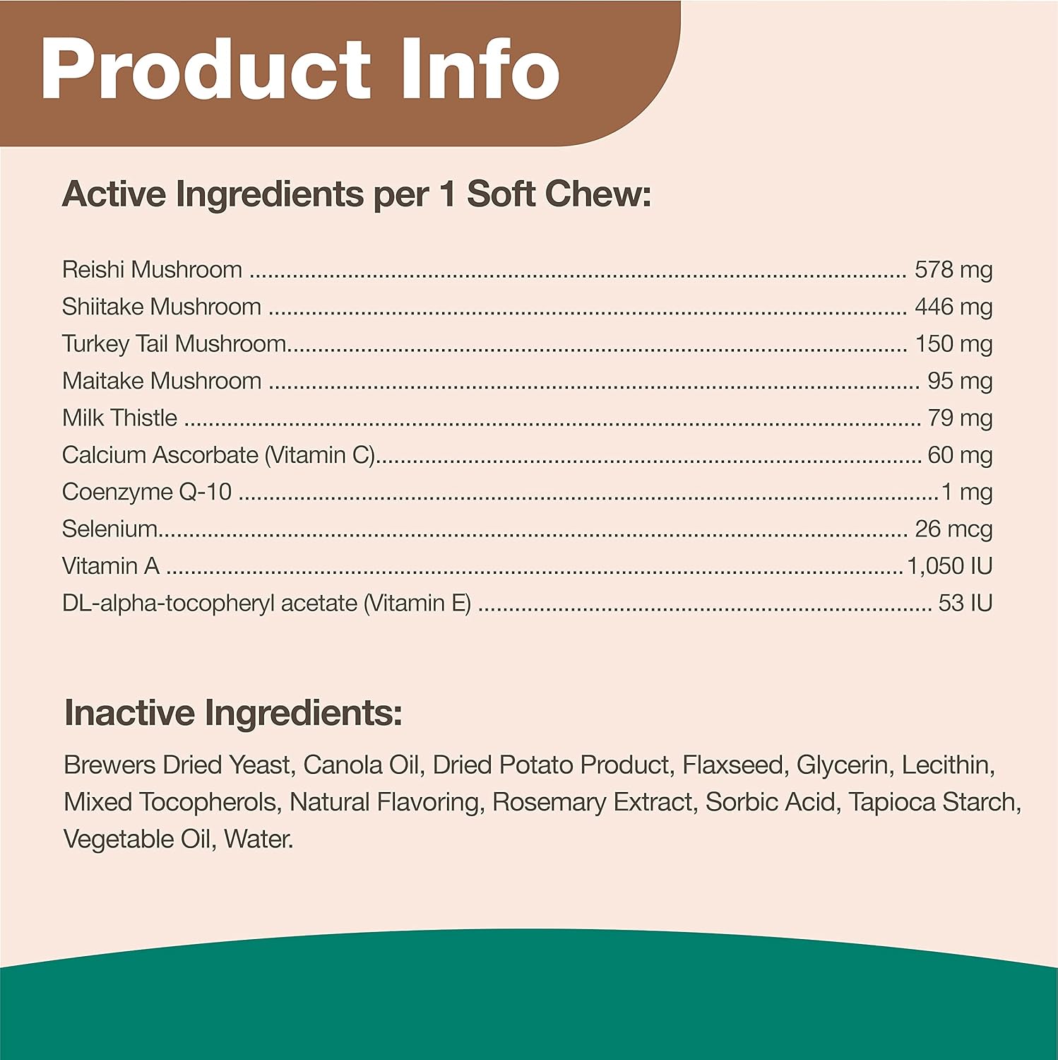 NaturVet Mushroom Max Immune Support Supplement for Dogs - Enhances Immunity and Overall Health - 60 Ct. with Shitake, Reishi, Turkey Tail