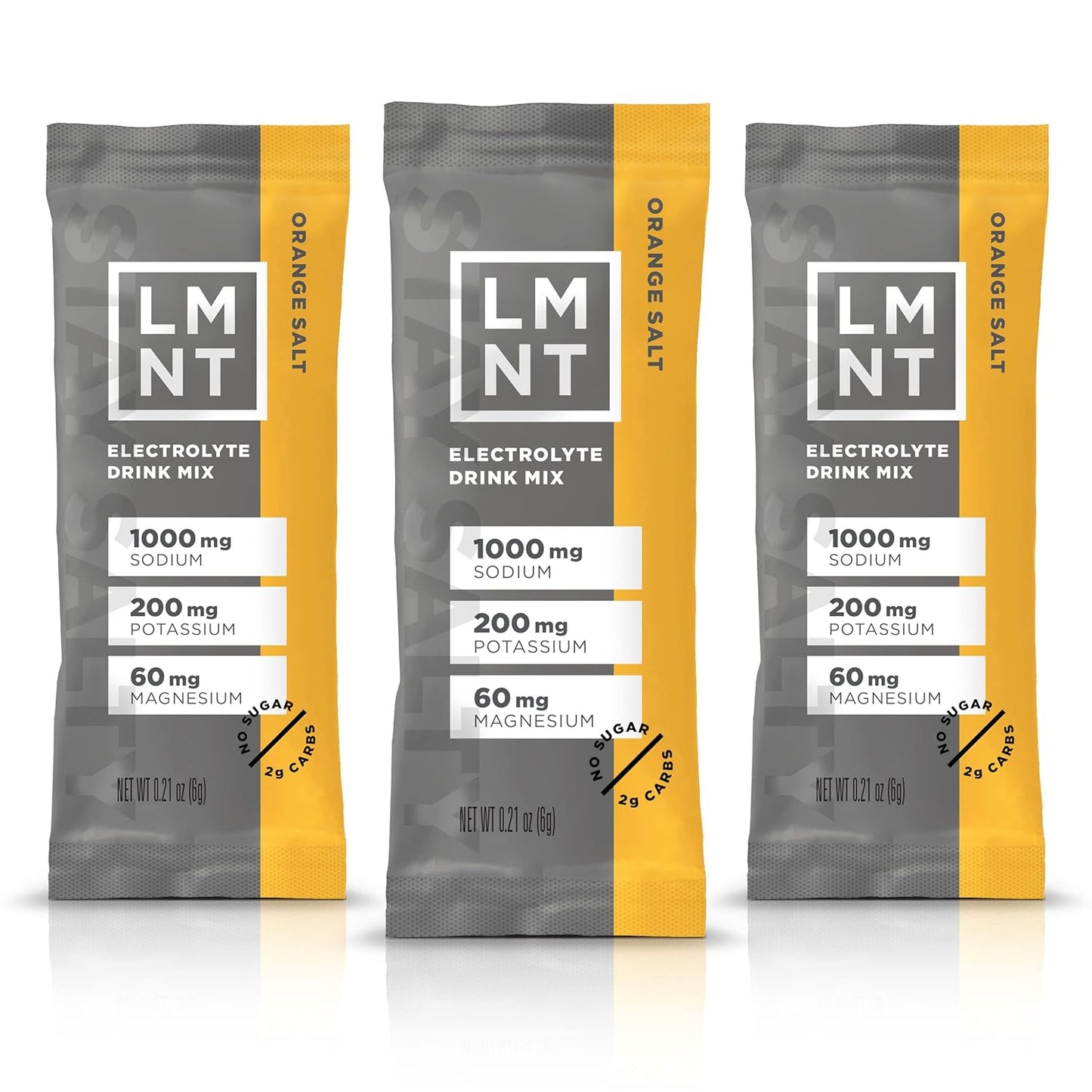 Naweti LMNT Keto Electrolyte Powder Packets - Paleo Hydration Powder with Orange Salt - 30 Stick Packs, No Sugar or Artificial Ingredients