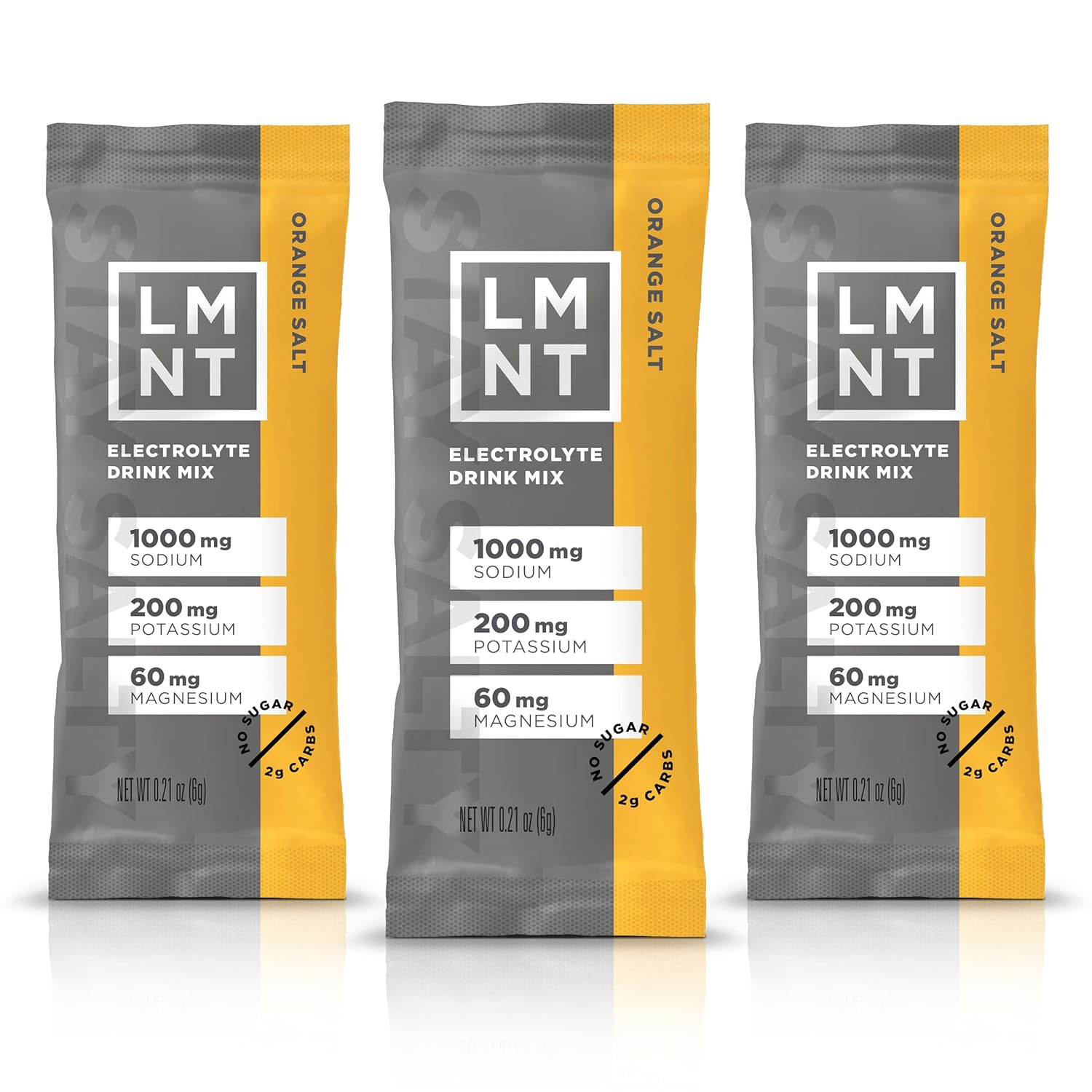Naweti LMNT Keto Electrolyte Powder Packets - Paleo Hydration Powder with Orange Salt - 30 Stick Packs, No Sugar or Artificial Ingredients