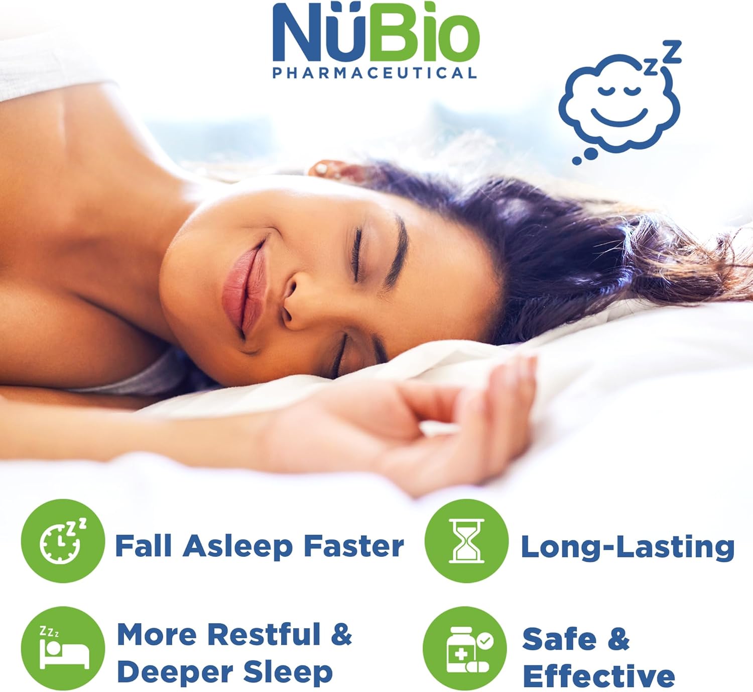 NüBio Pharmaceutical Vegan Magnesium Citrate Capsules - 400mg USA Made (Citrato de Magnesio), Non-GMO & Gluten-Free Supplement for Sleep, Brain, Heart, Bones, Metabolism, Stress - by NüBio