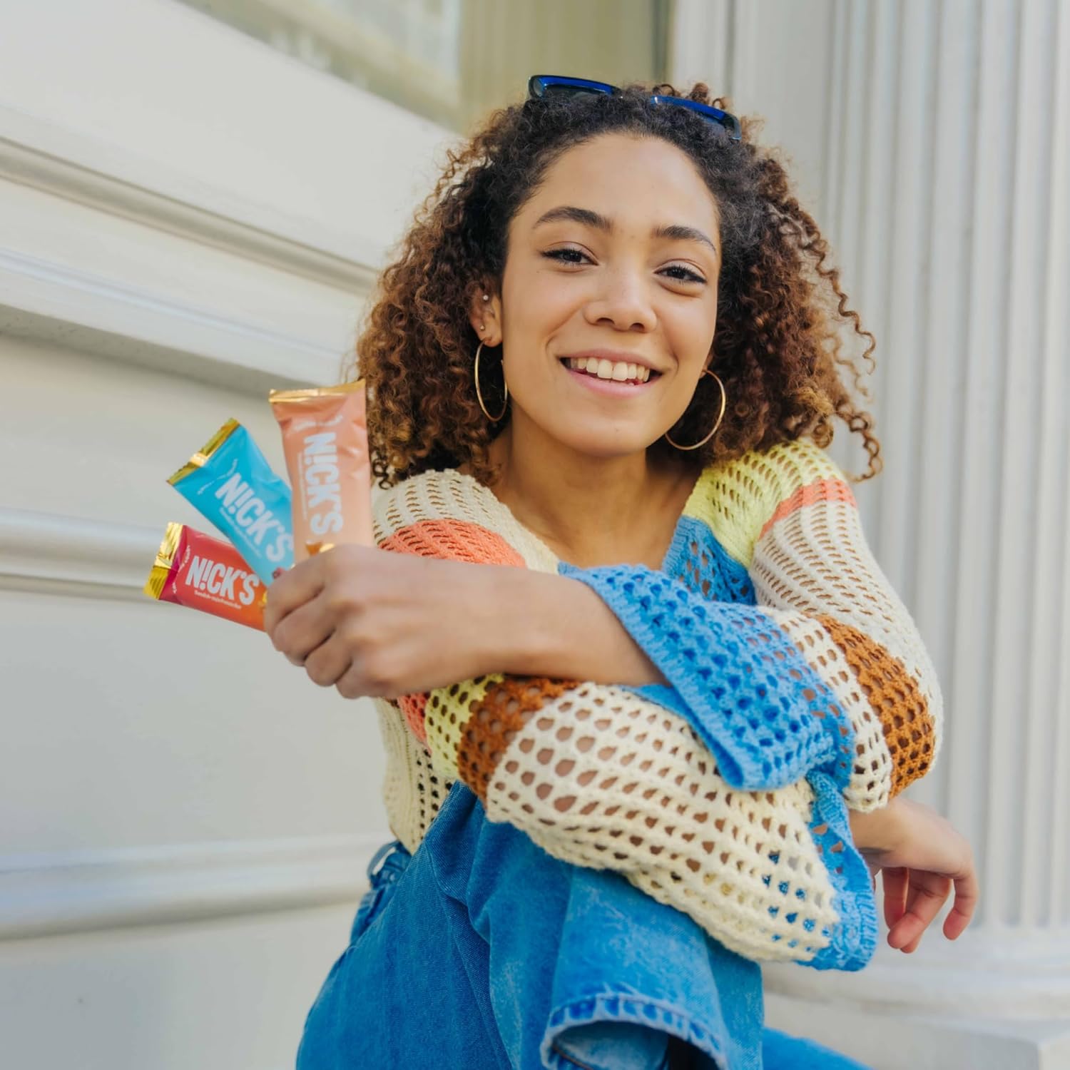 N!CK'S Krispy Cookie Protein Bars Multipack - 16g Protein, 210 Calories, Low Carb, Keto Friendly, No Added Sugar - 24 Bars x 50g