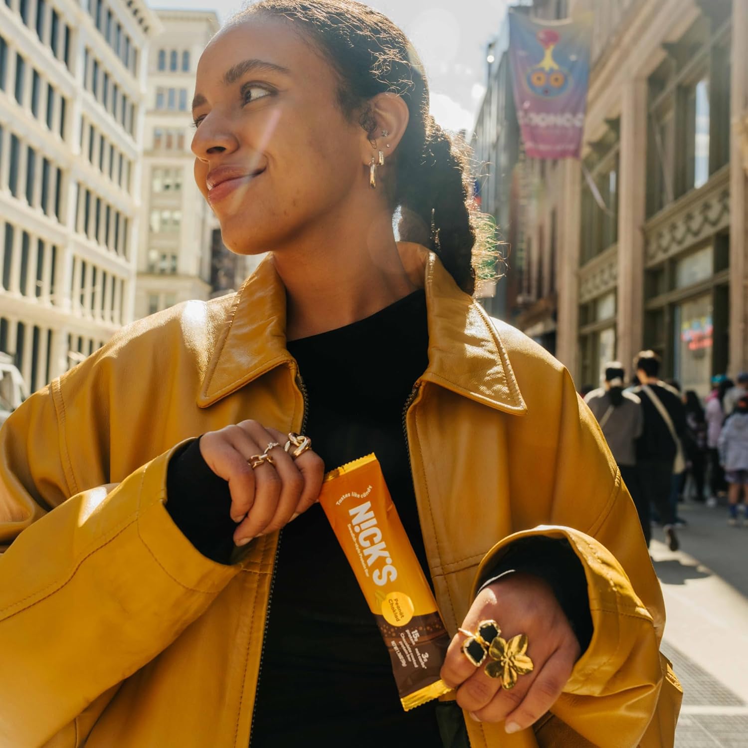 N!CK'S Swedish-Style Keto Protein Bars, 24 Count, 15g Protein, Low Carb & Sugar, Chocolate Peanut Flavor