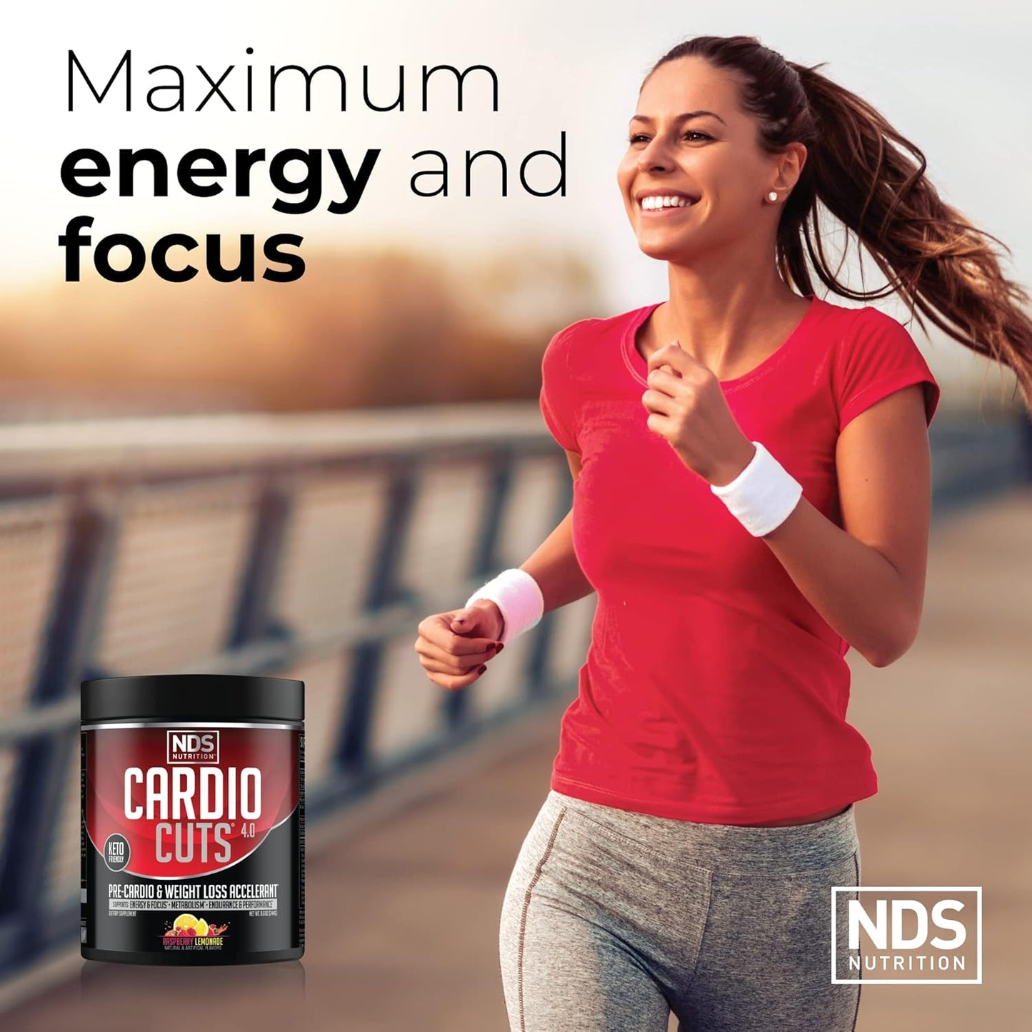 NDS Nutrition Cardio Cuts 4.0 Raspberry Lemonade Supplement - 8.6 oz for Enhanced Performance