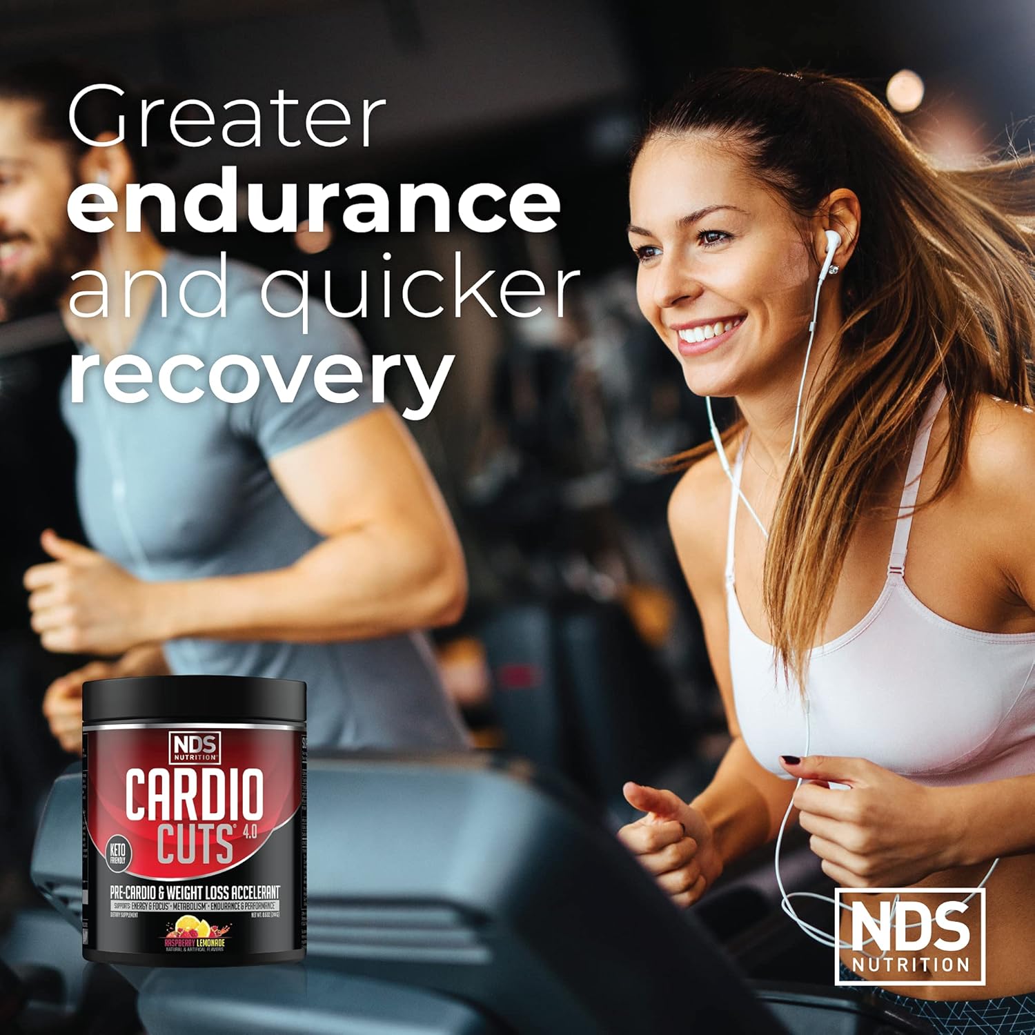 NDS Nutrition Cardio Cuts 4.0 Raspberry Lemonade Supplement - 8.6 oz for Enhanced Performance