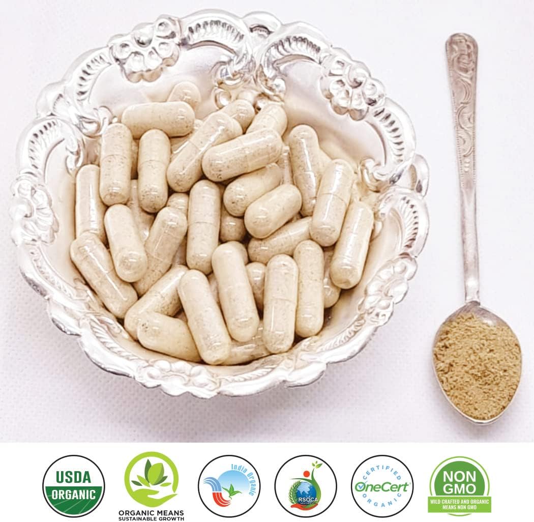 Neem Capsules - Organic Azadirachta Indica Skin Supplement - 60 Vegetarian Capsules by Herbsforever