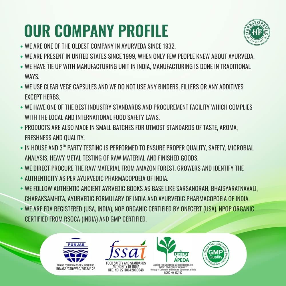 Neem Capsules - Organic Azadirachta Indica Skin Supplement - 60 Vegetarian Capsules by Herbsforever