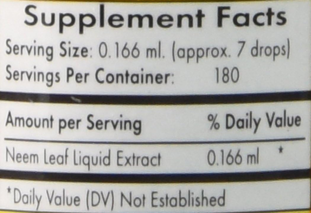 NEEMAURA Naturals Neem Leaf Extract, 3X Concentration, 1-Ounce (Pack of 2) - Pure Neem Oil Supplement for Health