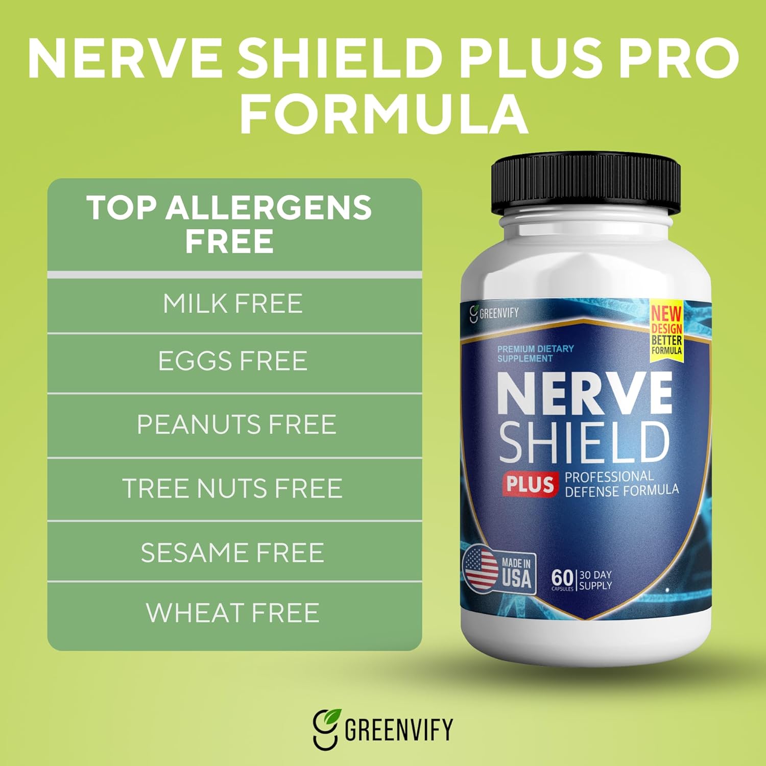 Nerve Shield Plus Pro - Advanced Nerve Formula for Long-Term Nerve Health Support