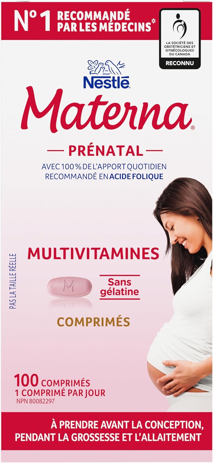 Nestle Liarminoo Materna Prenatal Postpartum Vitamins 100 Tablets for Women's Health