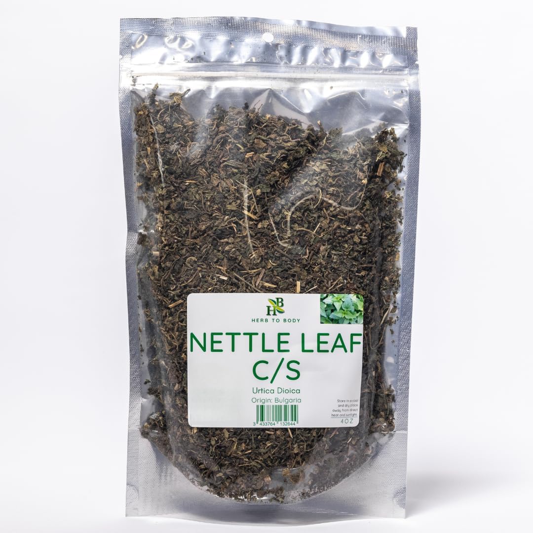 Nettle Leaf C/S - Wildcrafted Urtica Dioica - 4oz Herbal Supplement