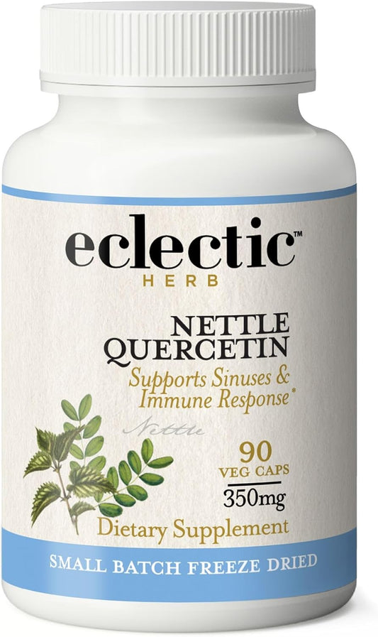 Nettle Quercetin Capsules by Eclectic Institute - Non-GMO, Vegan | 90 Count