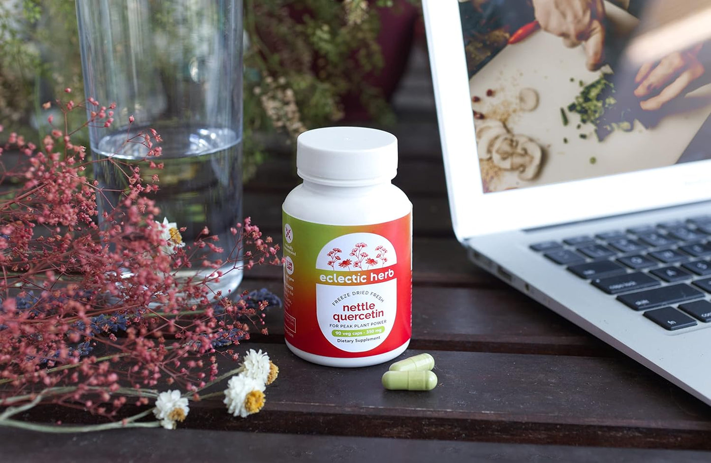 Nettle Quercetin Capsules by Eclectic Institute - Non-GMO, Vegan | 90 Count