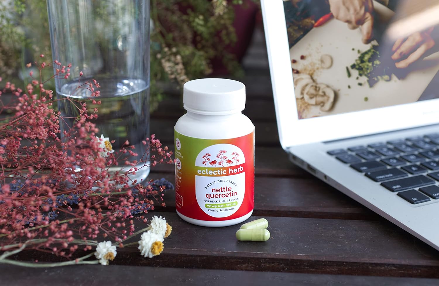 Nettle Quercetin Capsules by Eclectic Institute - Non-GMO, Vegan | 90 Count