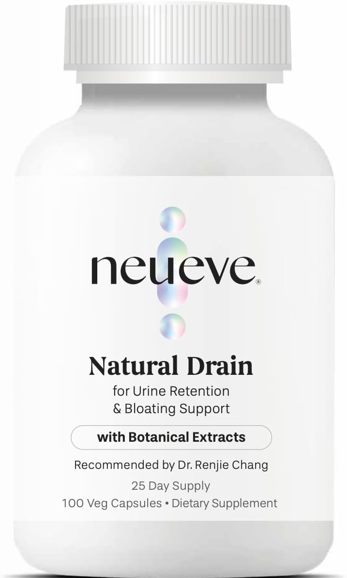 NeuEve Natural Drain Daily Supplement for Urine Control | Reduces Urine Retention, Supports Urinary Tract Health