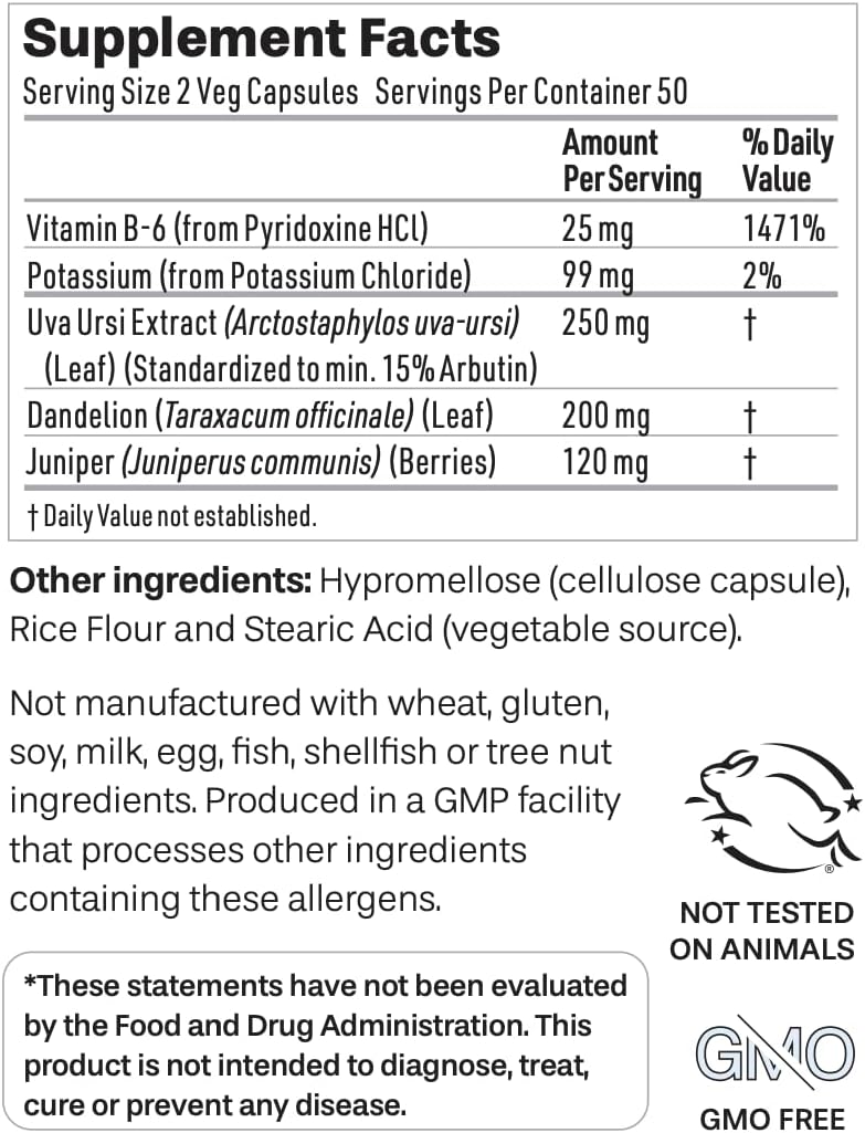 NeuEve Natural Drain Daily Supplement for Urine Control | Reduces Urine Retention, Supports Urinary Tract Health