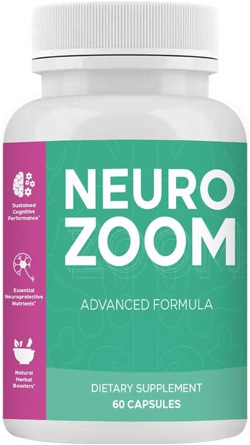 Neuro Zoom Advanced Formula Supplement - 60 Capsules - 1 Month Supply