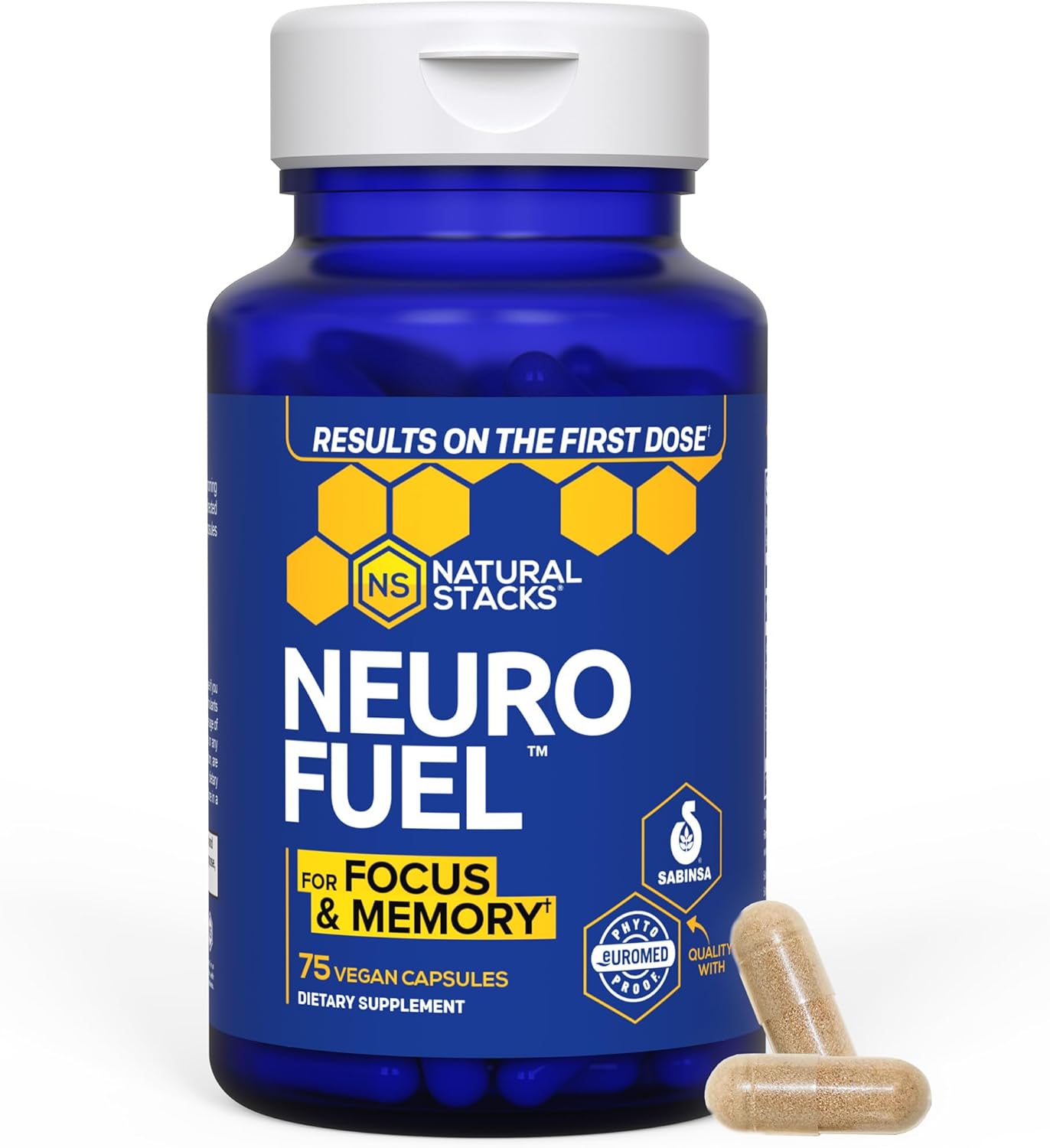 NeuroFuel & Resveratrol+ Supplement Bundle for Focus, Memory & Brain Health - 135 Capsules