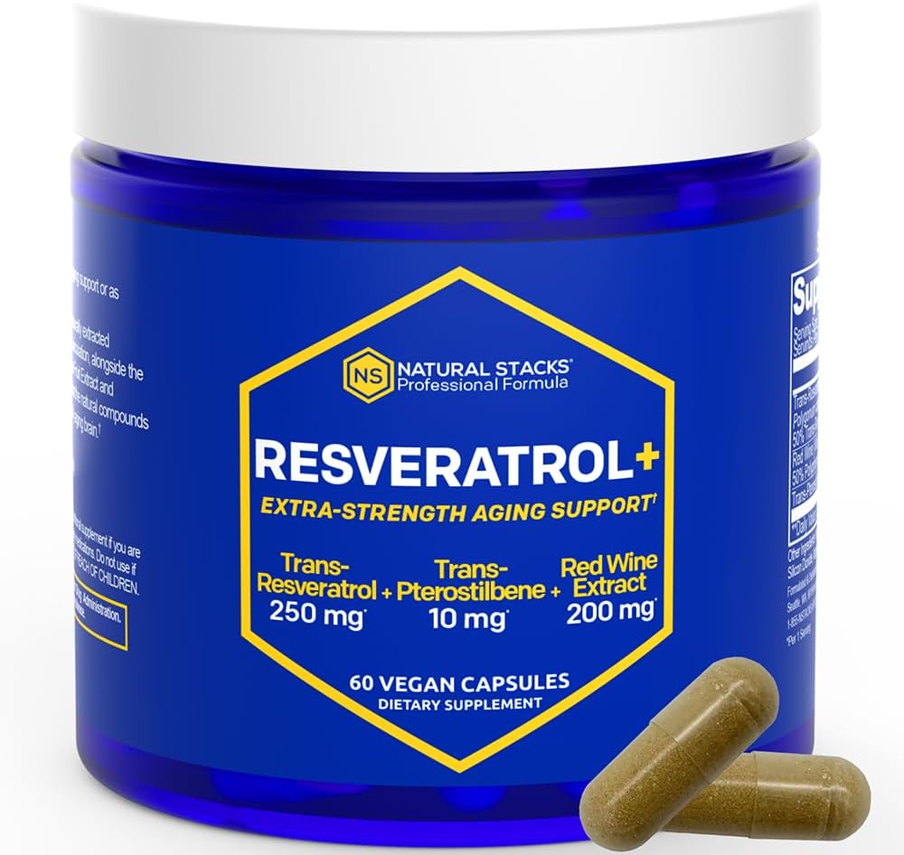 NeuroFuel & Resveratrol+ Supplement Bundle for Focus, Memory & Brain Health - 135 Capsules