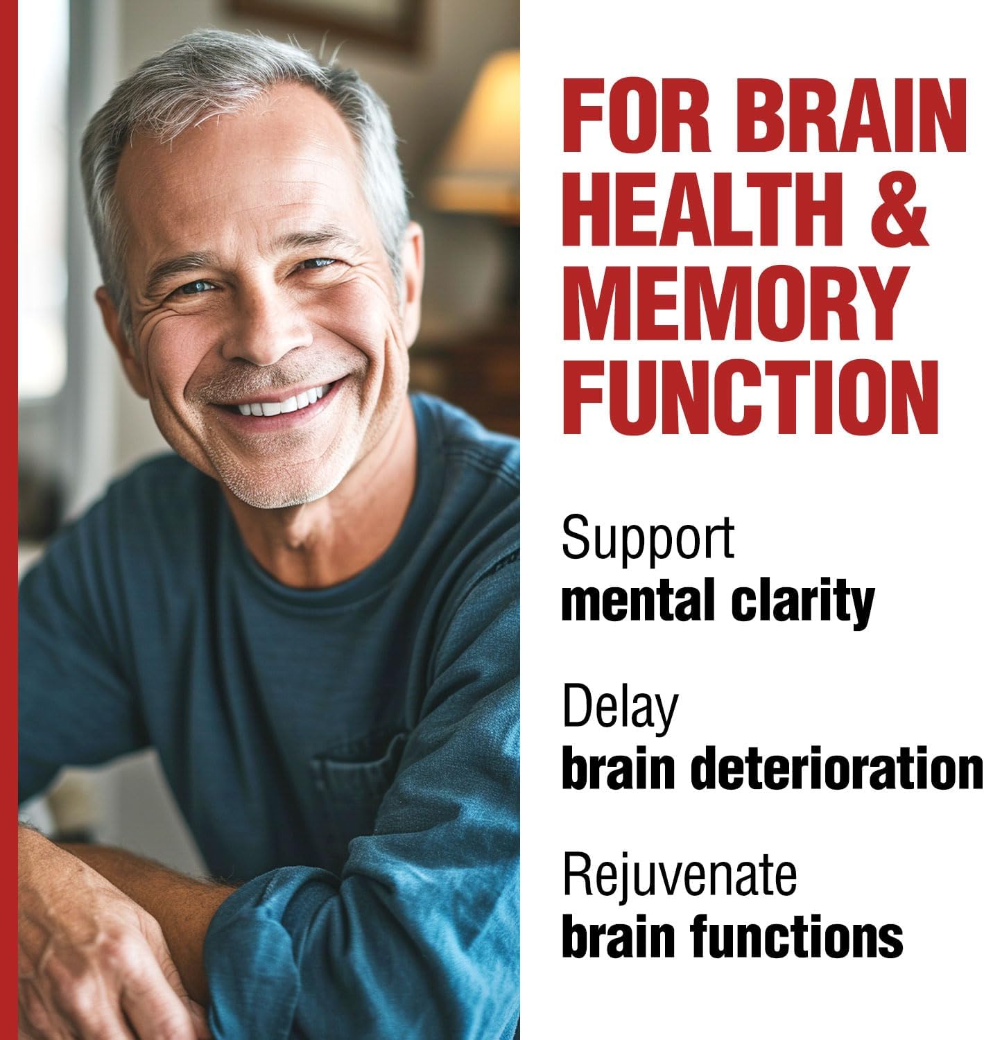 NeuroREGAIN Scallop PLASMALOGEN Boosts Brain Health for Seniors & Adults - Memory, Alertness, Learning, Concentration & Cognitive Function Support