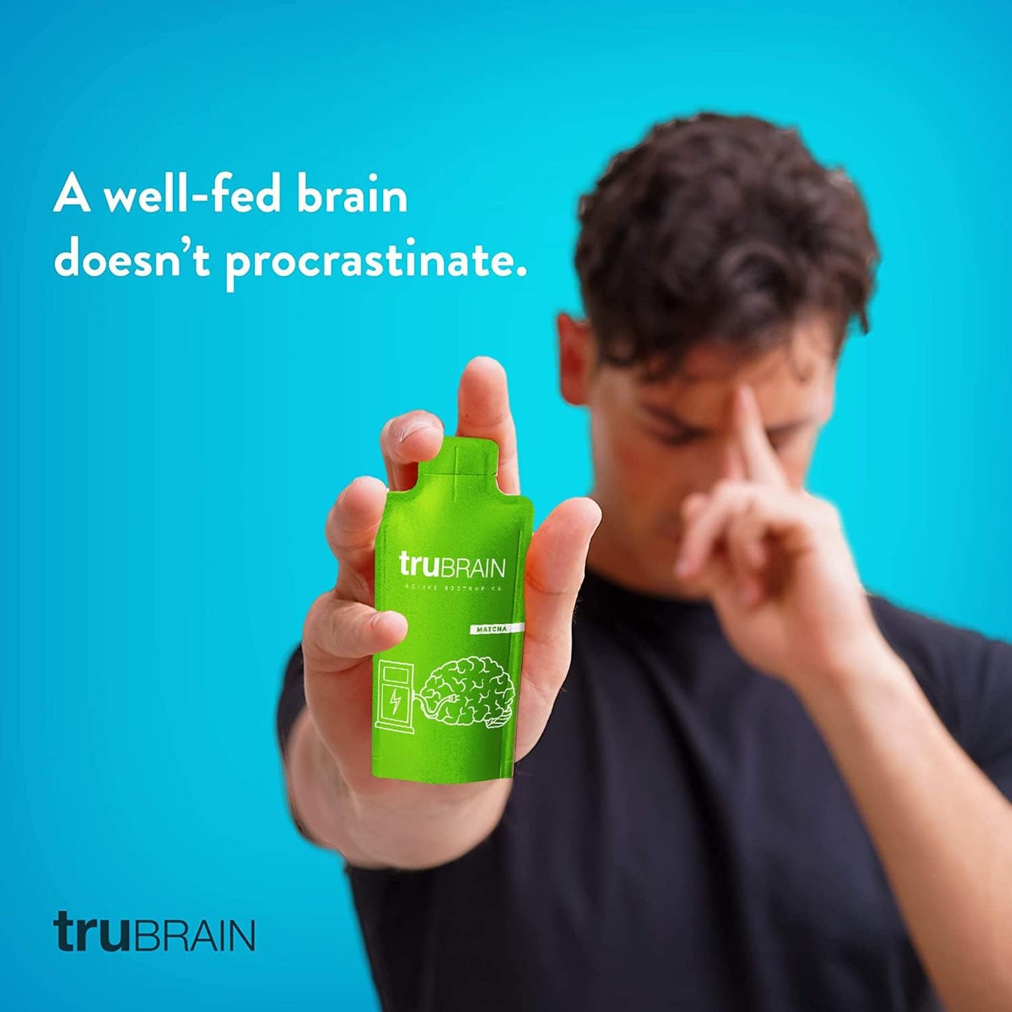Neuroscientist-Designed TruBrain Nootropic Drinks for Improved Memory & Mental Output - Supplement for Cognitive Function