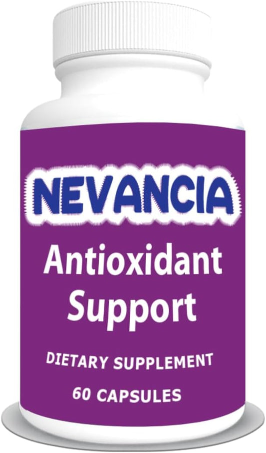 Nevancia Antioxidant Support Capsules with Resveratrol for Heart, Brain & Immune Health - 60 Count