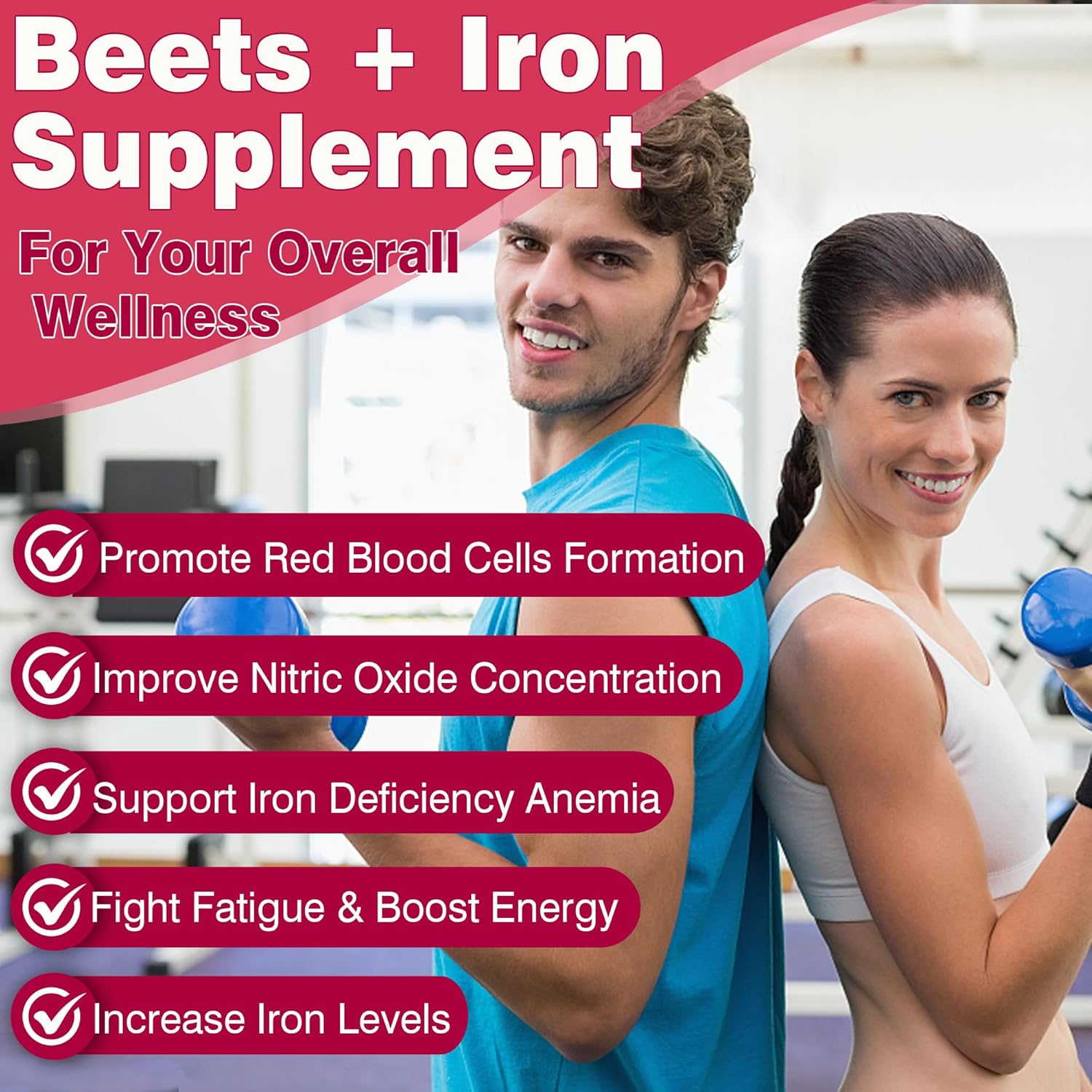 NEVISS Vegan Iron Gummies with 12.5mg Carbonyl Iron - Sugar Free Mullein Supplement