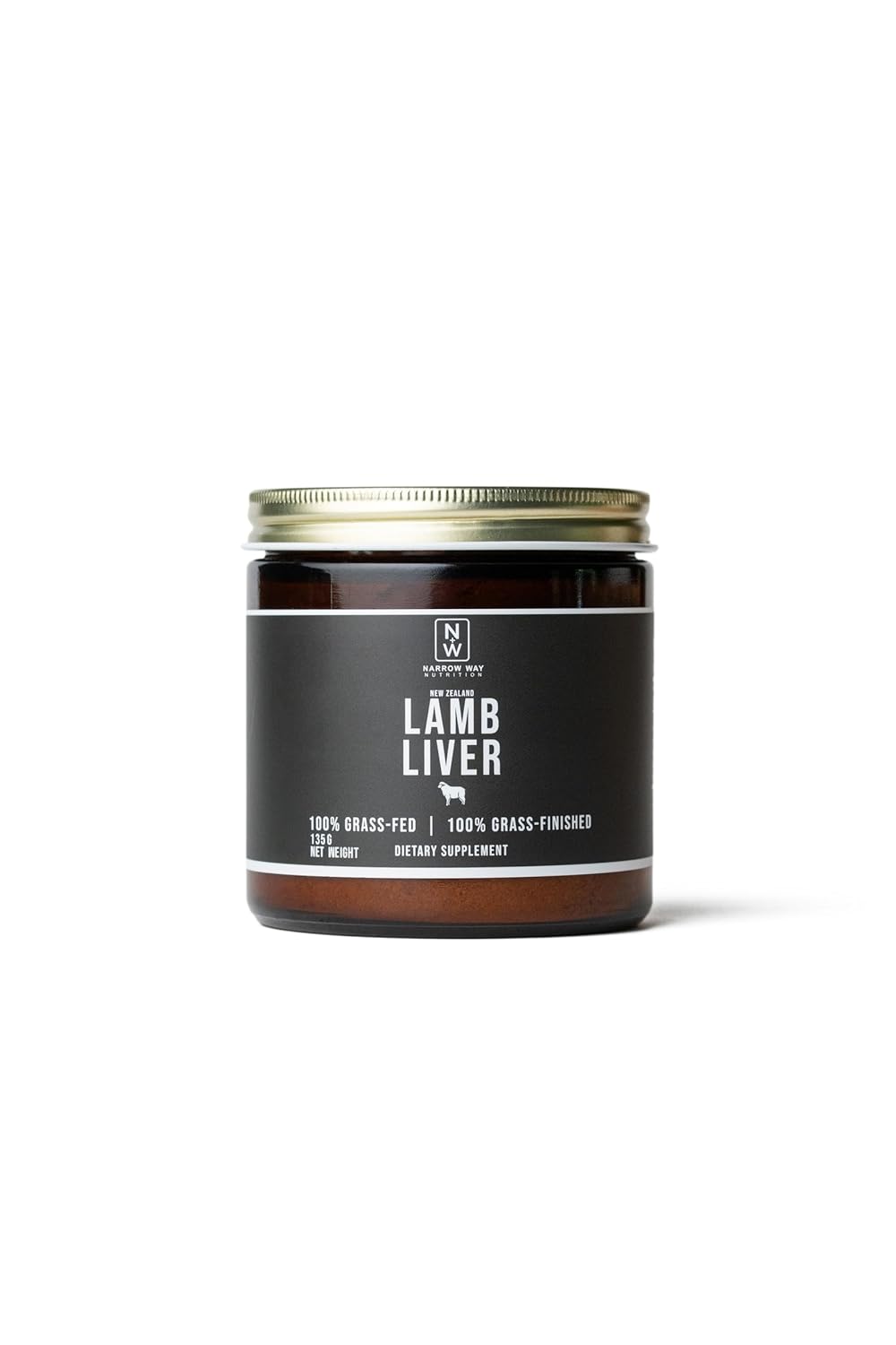 New Zealand 100% Grass-Fed Lamb Liver, Regeneratively Raised, 135G - 45 Day Supply