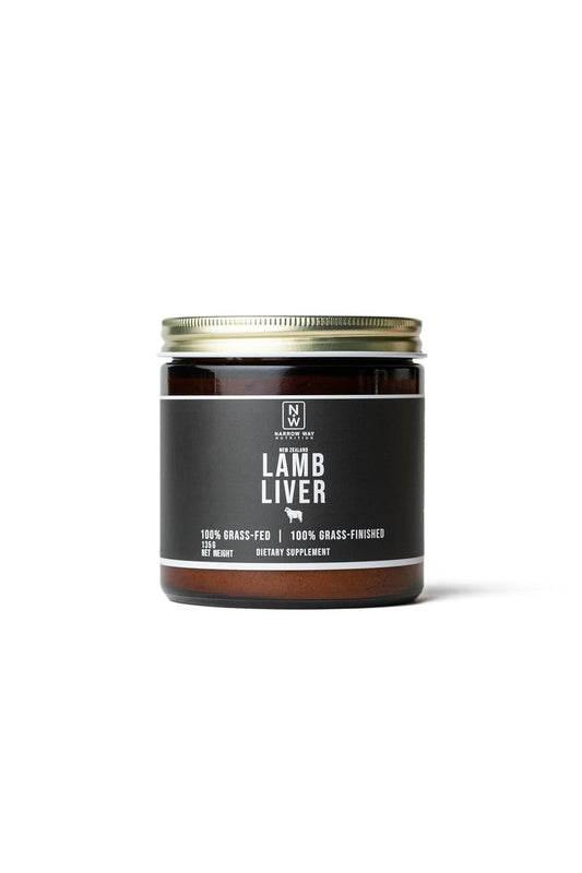 New Zealand 100% Grass-Fed Lamb Liver, Regeneratively Raised, 135G - 45 Day Supply