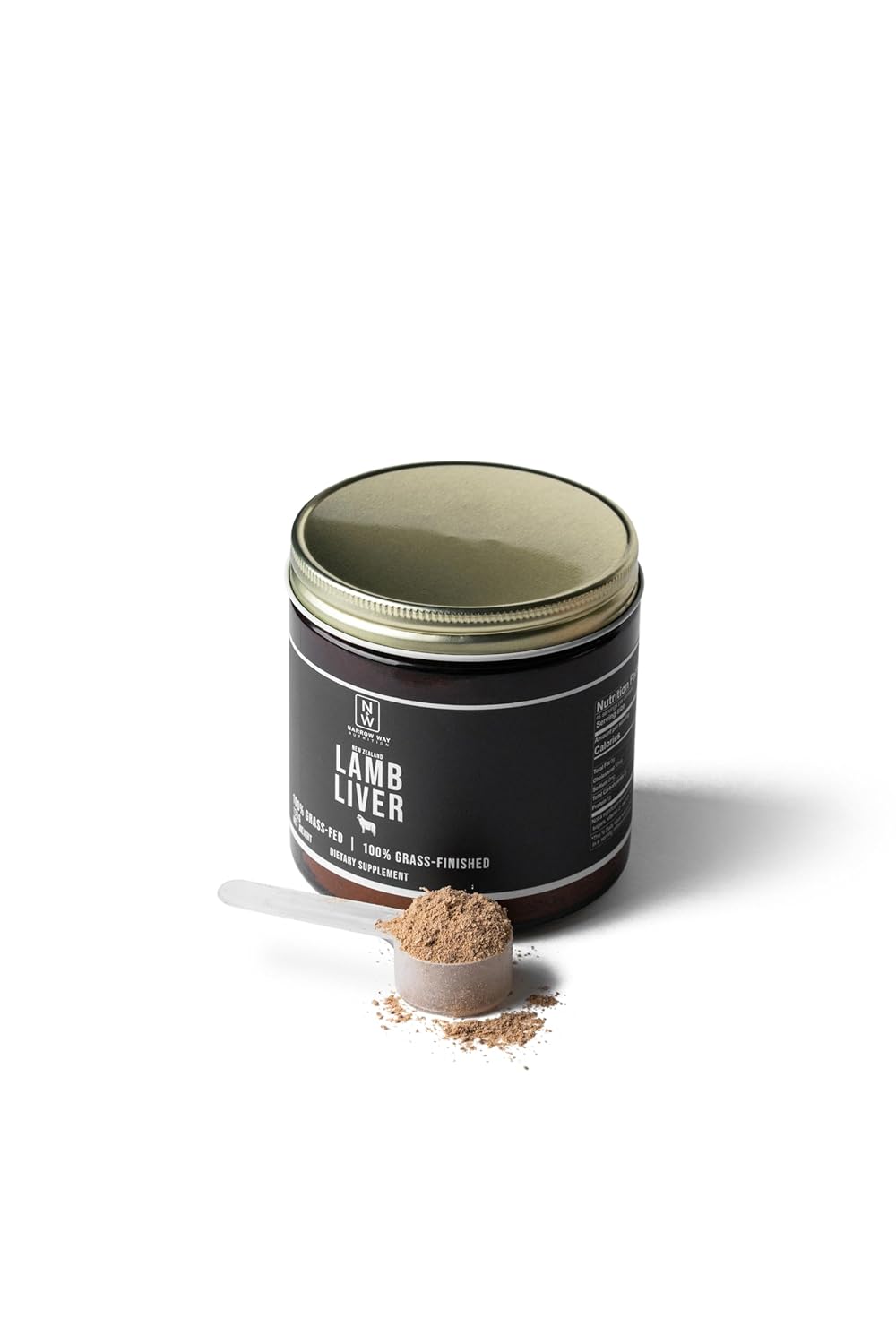 New Zealand 100% Grass-Fed Lamb Liver, Regeneratively Raised, 135G - 45 Day Supply