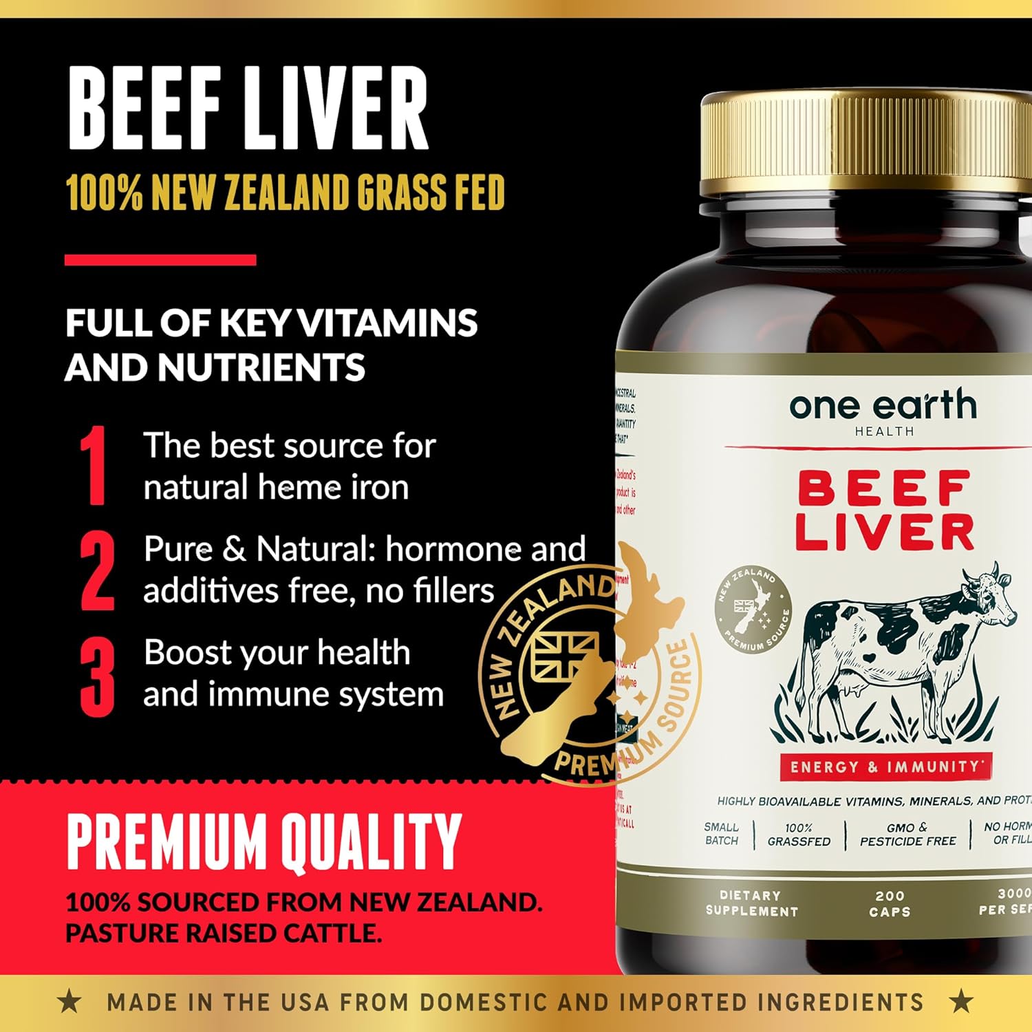 New Zealand Grass-Fed Beef Organs, Bone Marrow, and Liver Super Combo Bundle for Optimal Health
