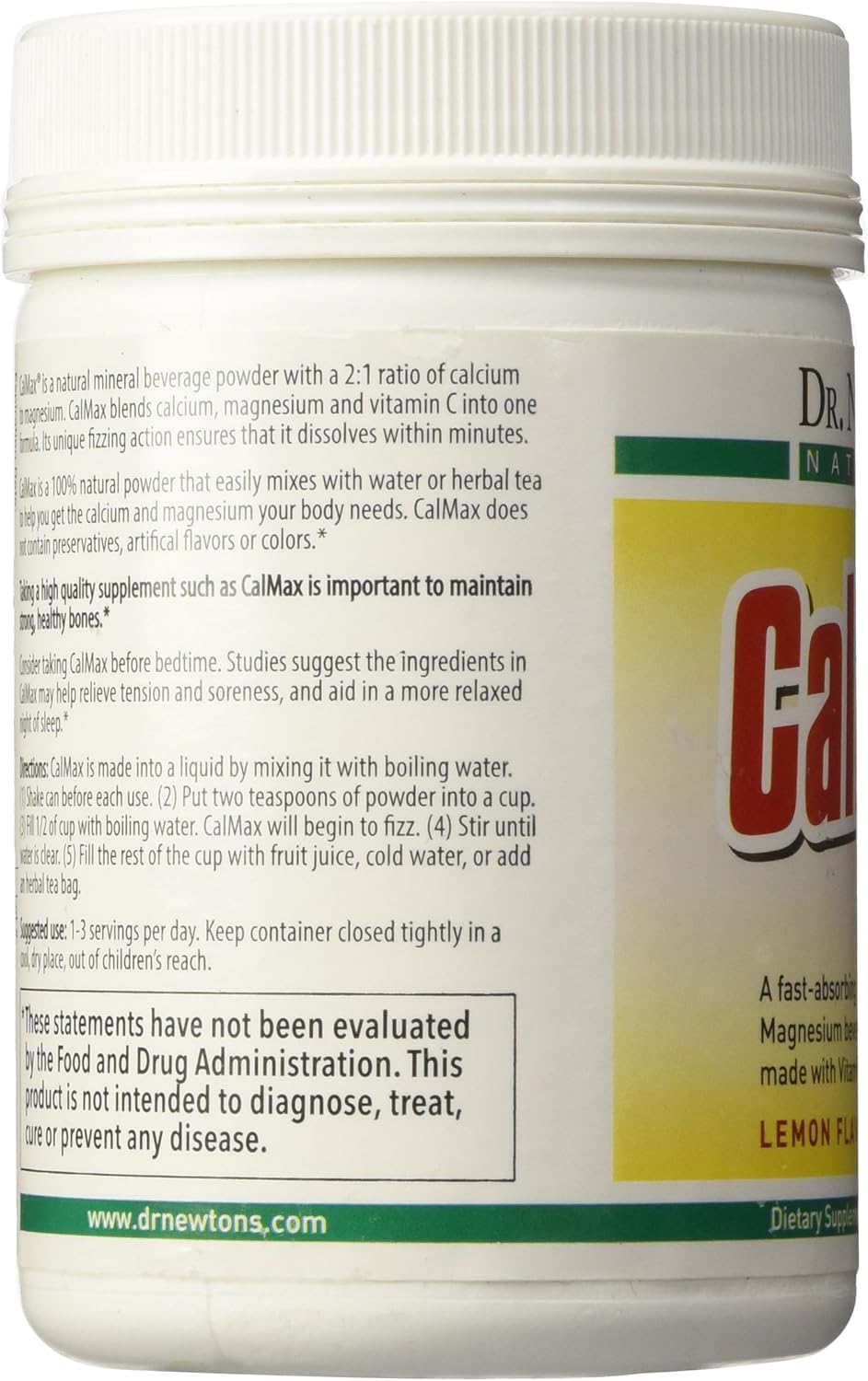 Newton's Naturals CalMax: Calcium, Magnesium, Vitamin C Supplement for Bone Health & Immune Support